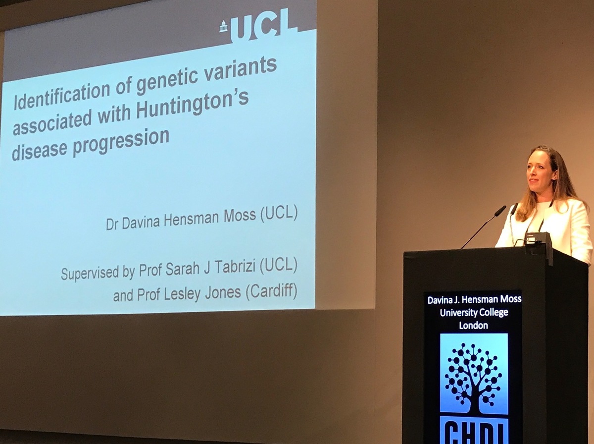 Davina Hensman Moss发现了导致HD基因突变更不稳定的基因因素  