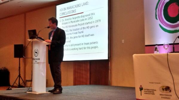 Roberto Weiser向我们介绍委内瑞拉的情况，那里的亨廷顿病发病率异常高 